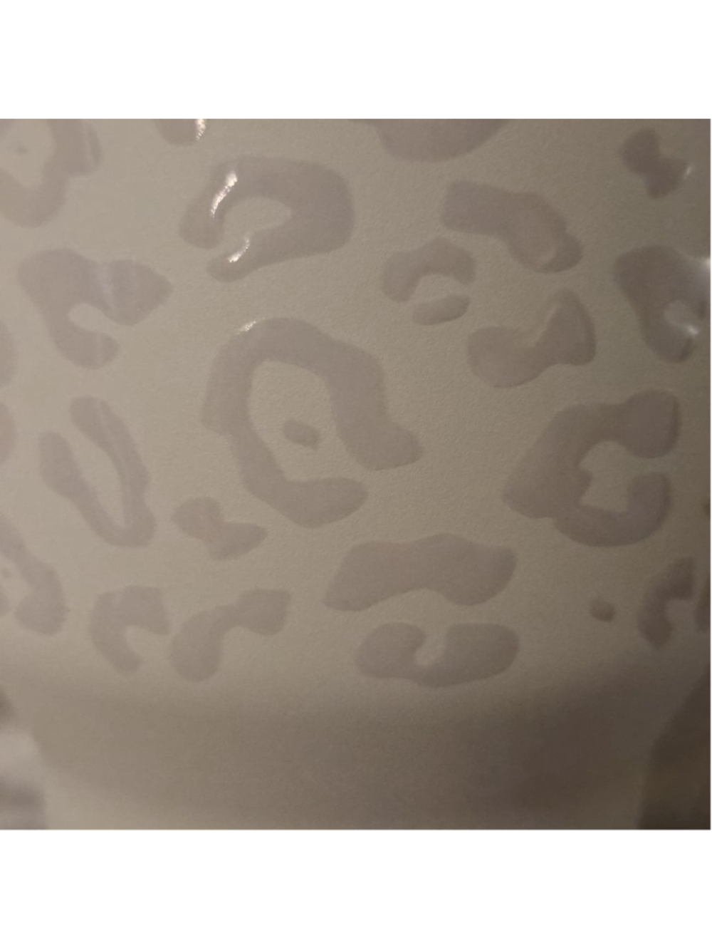 Hydrapeak 40oz White Beige Leopard Print Water Bottle One Size - Picture 3 of 10